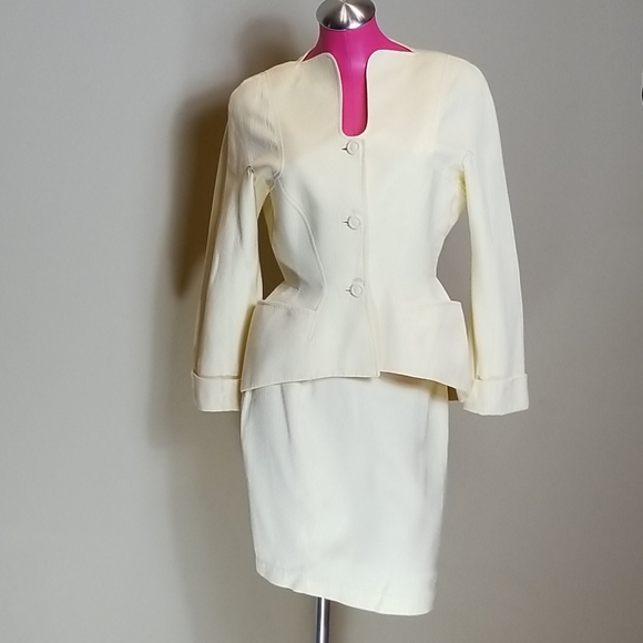 Thierry Mugler Other - Thierry Mugler Stunning Vintage Two Piece Suit